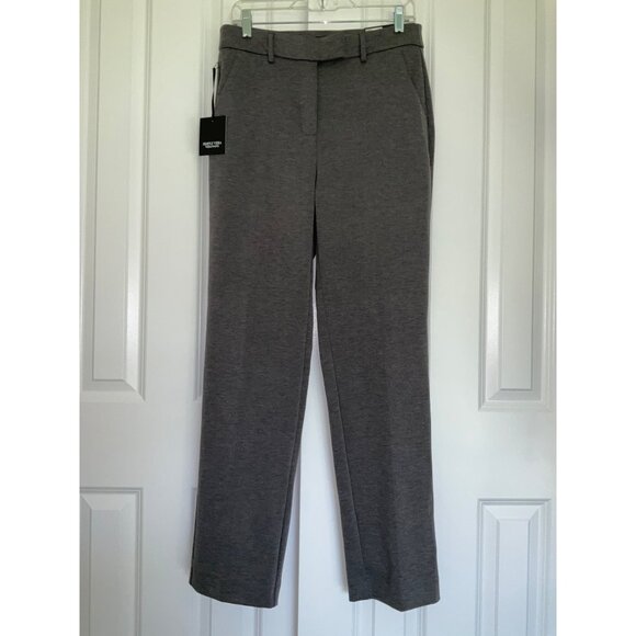 Simply Vera Wang sz 8 NEW knit Twill Slim Straight HR Pants - Picture 2 of 5